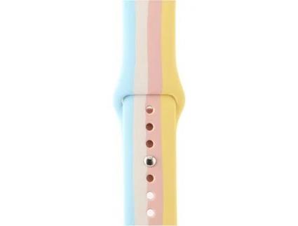 Bracelete Apple Watch Series 7 45mm G4M Silicone Multicor