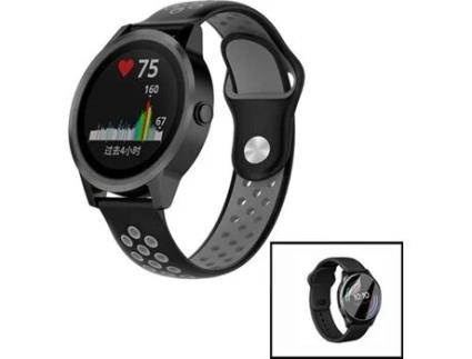 Bracelete + Película Honor Watch GS Pro G4M Desportiva Preto e Cinzento