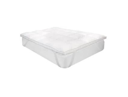 Sobre-ColchÃ?Ã?Â?Ã?Ã?Â?Ã?Â?Ã?Â?Â?Ã?Â?Ã?Â?Â£o PIKOLIN HOME AlgodÃ?Ã?Â?Ã?Ã?Â?Ã?Â?Ã?Â?Â?Ã?Â?Ã?Â?Â£o Branco (140 x 190/200 cm)
