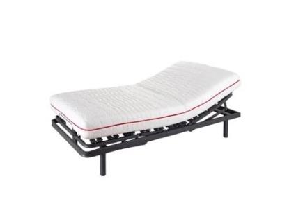 Cama articulada ERGONÔMICA 105X190  Casa de banho  Base motora com 5 planos de articulação e regulação na zona lombar.