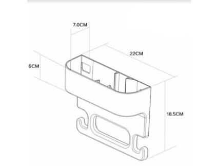 Organizador Carro Para Rear Seat