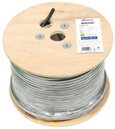 Bobine Cabo p/ Sistemas Fotovoltaicos em Cobre 1x 10,0mm² Preto (100 mts) - NIMO