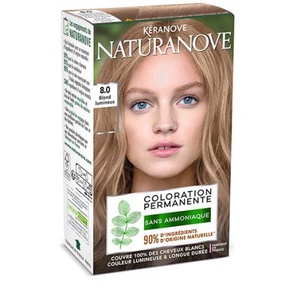 Kéranove Naturanove Coloração Permanente 8.0 Blond Lumineux
