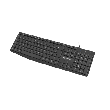 Teclado Natec Nautilus Slim Layout Espanhol Negro