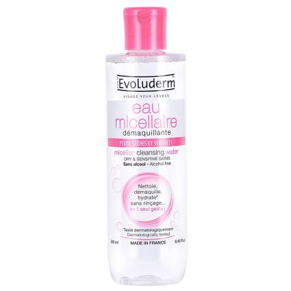 Água Micelar Pele Seca Sensível Eau Micellaire Evoluderm