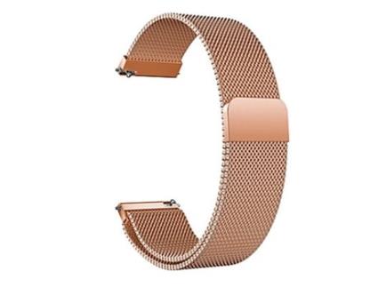 Bracelete Milanese Com Fecho Magnético para Ulefone Watch GPS - Rosa Ouro