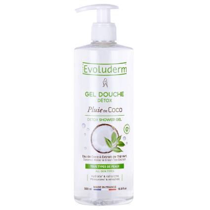 Gel de Banho Detox Óleo de Coco Evoluderm