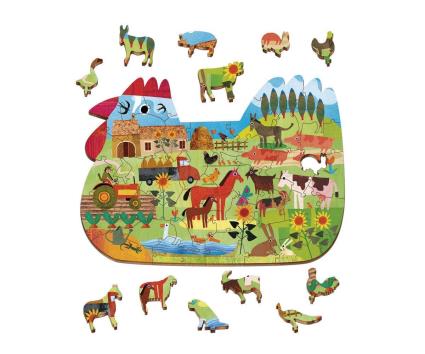 Woody Puzzle A Fazenda
