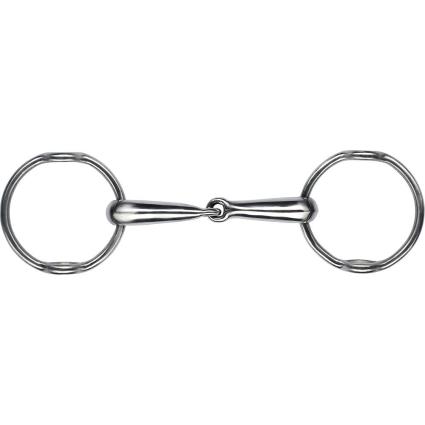 Feeling Satin Stainless Steel Lift Snaffle  135 mm