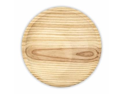 PLATO DE MADERA ESPECIAL PULPO 22CM FM