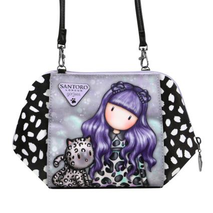 Santoro London Gorjuss™ Smitten Kitten Crossbody Roxo