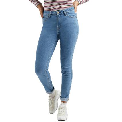Lee Scarlett High Waist Pants Azul 27 / 33 Mulher