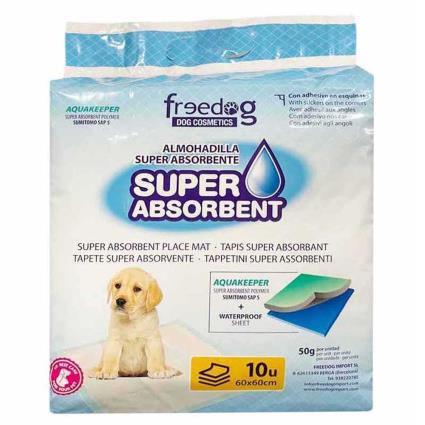Freedog Super Absorbent Pad 10 Units Branco 60 x 90 cm