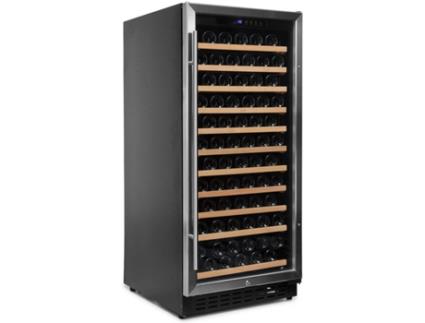 Cave de Vinho VINOBOX V110 1T (120 Garrafas - Inox)