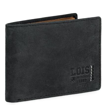 Lois Hewitt Leather Wallet Preto  Homem