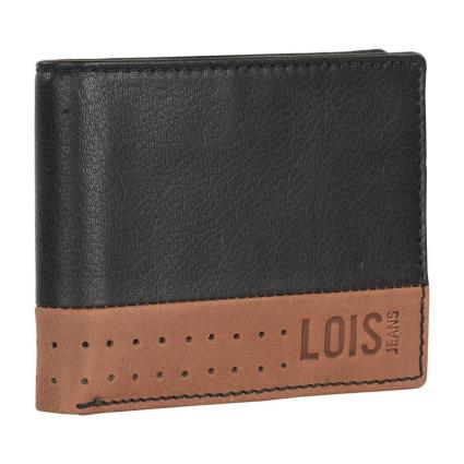 Lois Durham Leather Wallet Preto  Homem
