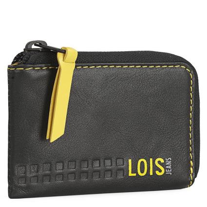 Lois Temple Purse Leather Wallet Preto  Homem