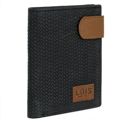 Lois Davidson Leather Wallet Preto  Homem