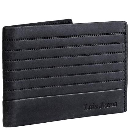 Lois Knight Leather Wallet Preto  Homem