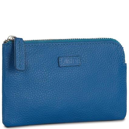 Jaslen Amberes Purse Leather Wallet Azul  Mulher