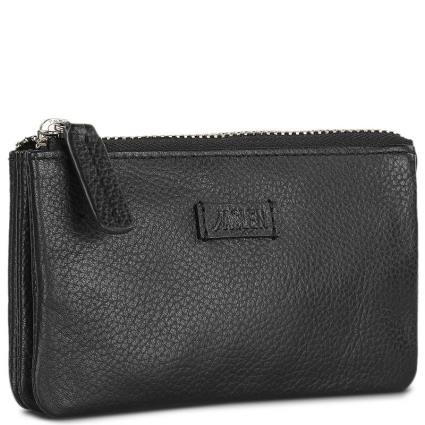 Jaslen Amberes Purse Leather Wallet Preto  Mulher
