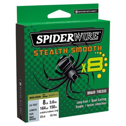 Spiderwire Stealth Smooth 8 Braid 300 M Verde 0.190 mm