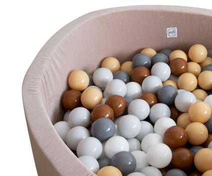 Piscina de Bolas Bebé Bege