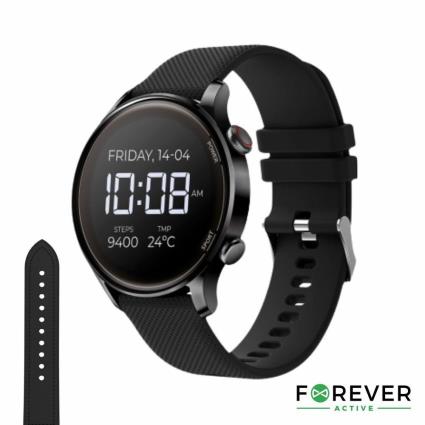 Smartwatch Multifunções para Android Ios Preto - Forever