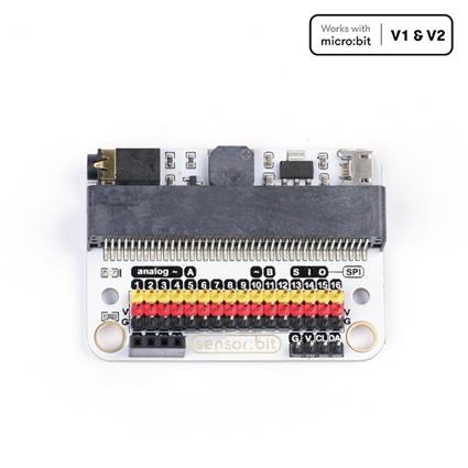 Placa de Extensão IO Sensor:bit para Micro:Bit