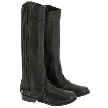 Equitheme Leather Half Chaps  S