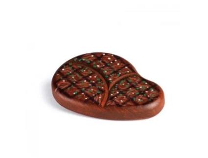 Jogo Tradicional ERZI Madeira - Bege - 8 x 5,5 x 1,3 cm)