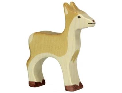 Figuras de Ação HOLZTIGER Madeira - Rosa - 10 x 2,3 x 11 cm)
