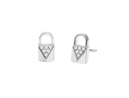 Brincos MICHAEL KORS  PADLOCK STUD SILVER