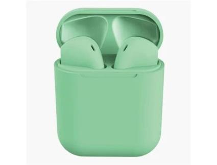 Auriculares Bluetooth True Wireless INTERSTELLAR inpods12 (In Ear - Microfone - Verde)