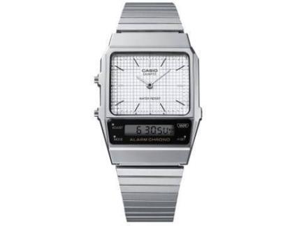 Relógio CASIO Vintage Homem (Resina - Prateado)