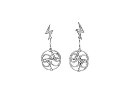 Brincos Just Cavalli Animal Gajar Silver