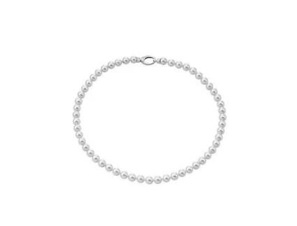 Colar Majorica Clasico - 7Mm 50Cm Prata