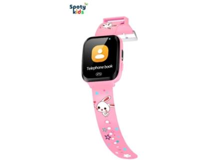 Smartwatch de Jogo e Chamadas para Crianças SPOTYKIDS (Rosa)