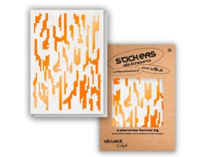 Autocolantes Refletores WILL B STICKERS  Tamanho A5 Digital