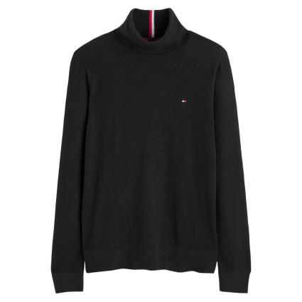Tommy Hilfiger Camisola de gola alta em algodão pima e caxemira
