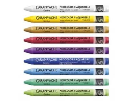 Caran D'Ache Lápis de Cera NEOCOLOR II, Vermelho (060)