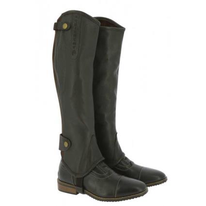 Equitheme Leather Soft Half Chaps  XL / Regular