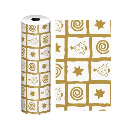 Bobine Papel Embrulho Celuloso Natal 4KG/62CM Fantasia