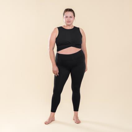 LEGGINGS PREMIUM DE YOGA MULHER PRETO