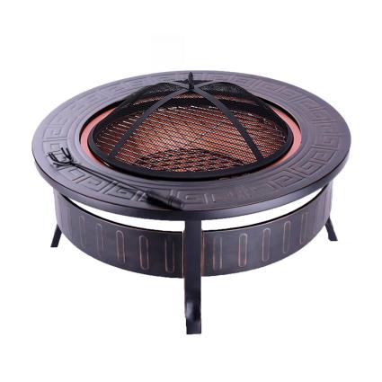 Kekai Fox 2-in-1 81x35 Cm Fire Pit Preto