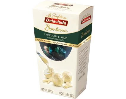 Bombons Delaviuda De Chocolate Branco 150g