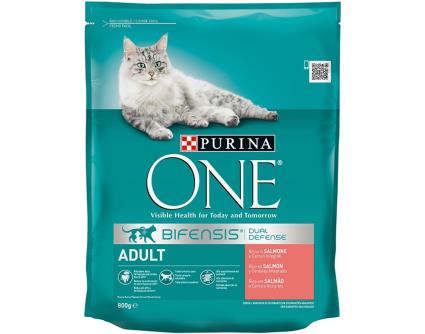 Ração Para Gato Purina One Com Salmão E Arroz 800g