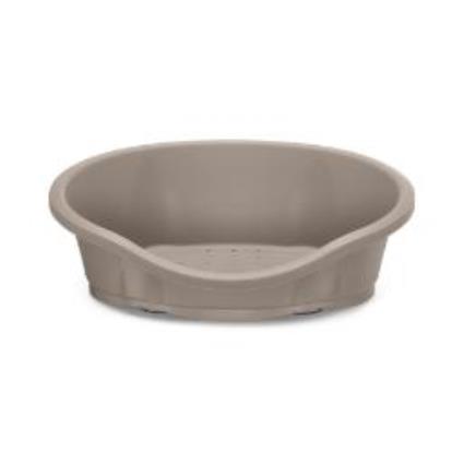 Imac Dido Cama Plástica Castanha para cães e gatos