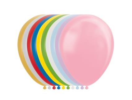 Balões WEFIESTA Metálicos/PeroladosMulticor 30 Cm