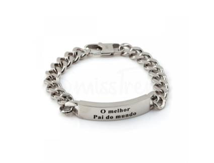 Pulseira O Melhor Pai Do Mundo MISSTREND